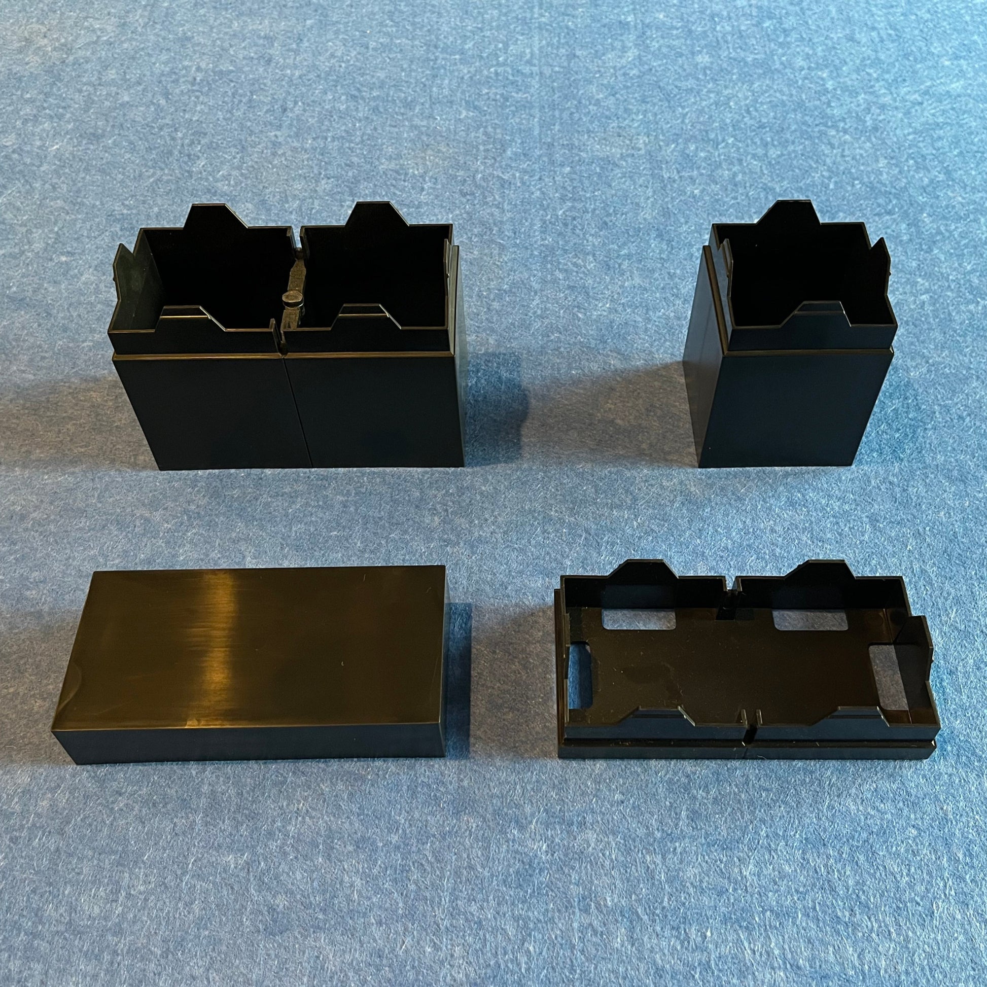 4 Morph components in Black recycled ABS